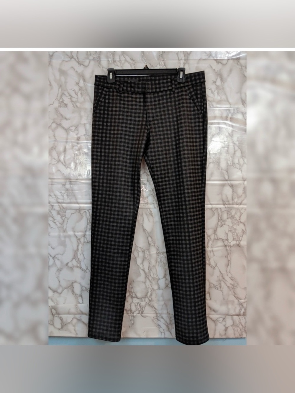 Kut from kloth | plaid skinny ponte pant - size 10 Long